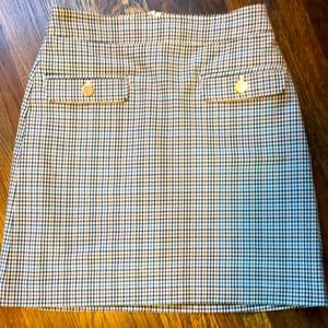 Loft Plaid Mini Skirt Size 00